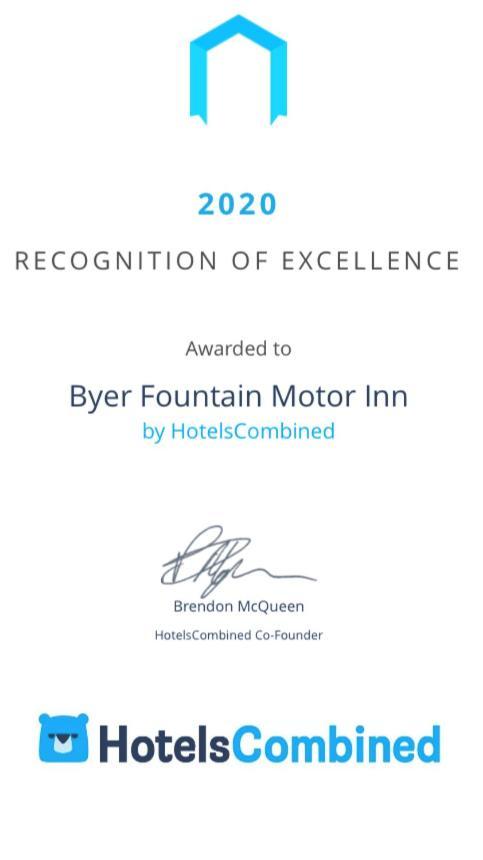 Byer Fountain Motor Inn Holbrook Exterior foto